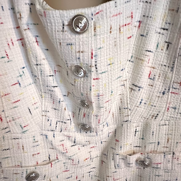 Karl Lagerfeld White and Multicolor Dress - Picture 5 of 8